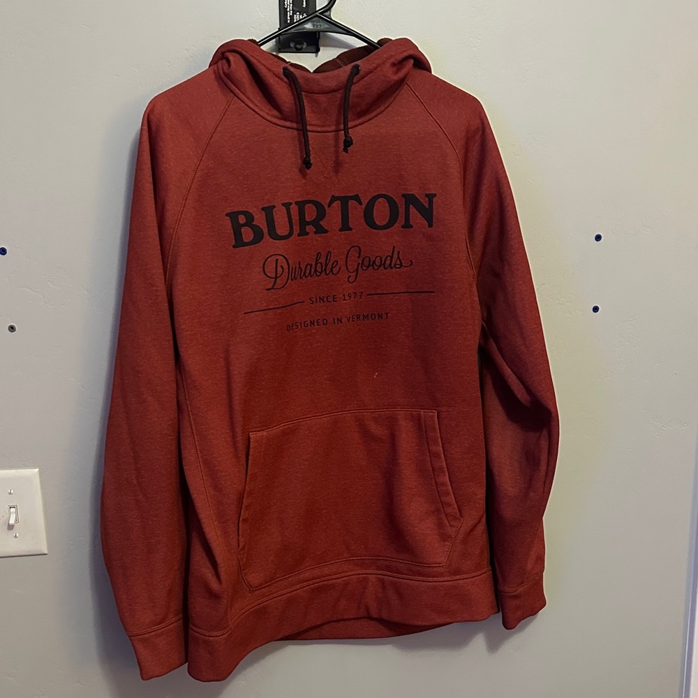 Burton Men's Burgundy Hoodie Sweater